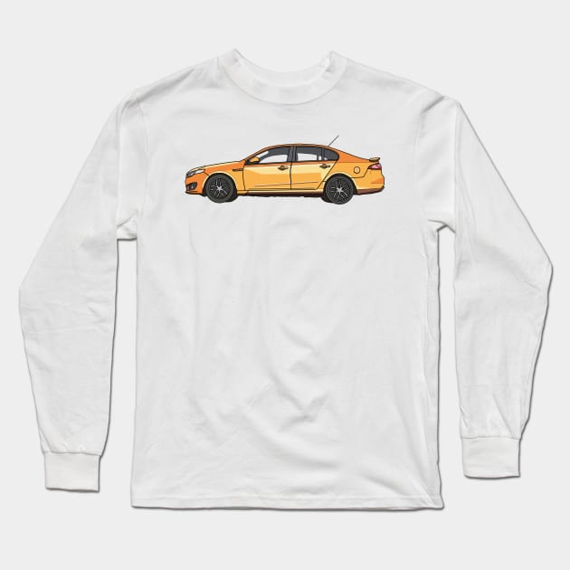 Ford falcon fgx xr6 car Long Sleeve T-Shirt by Artbychb